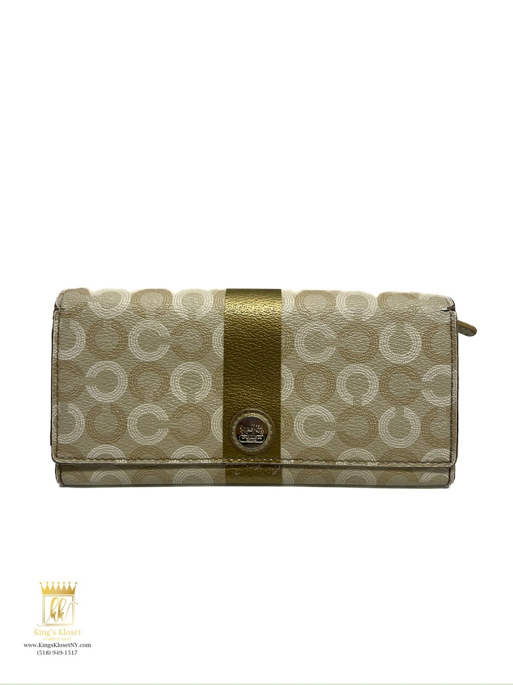 Coach waverly large cc wallet